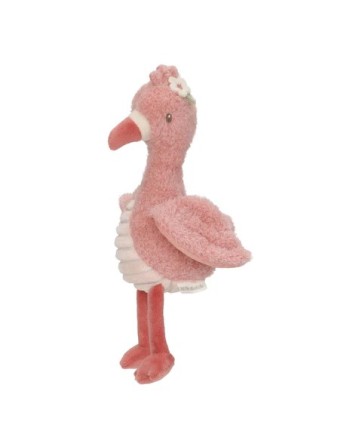 Peluche Flamant rose - Rose - 17 cm - Little Dutch