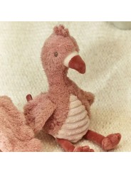 Peluche Flamant rose - Rose - 17 cm - Little Dutch