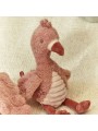 Peluche Flamant rose - Rose - 17 cm - Little Dutch