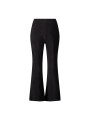 Pantalon flare noir en velours Jubel - City Chic
