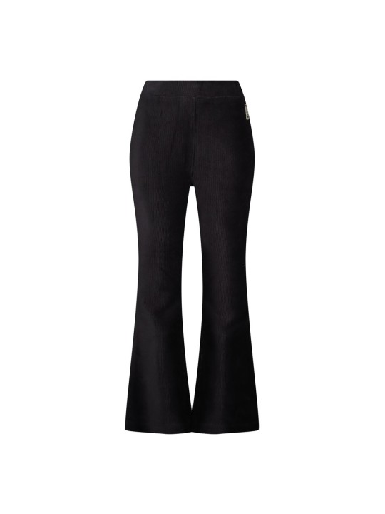 Pantalon flare noir en velours Jubel - City Chic