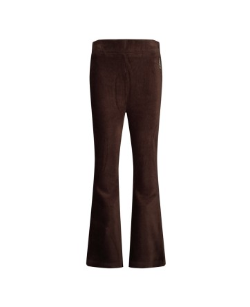 Pantalon flare brun en velours Jubel - City Chic