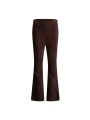 Pantalon flare brun en velours Jubel - City Chic