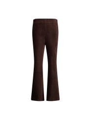 Pantalon flare brun en velours Jubel - City Chic