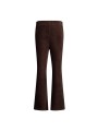 Pantalon flare brun en velours Jubel - City Chic