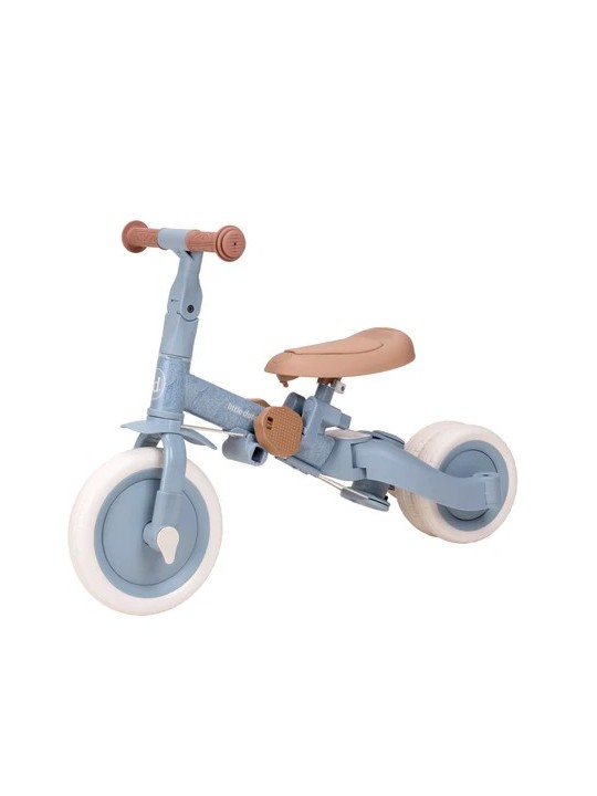 Tricycle 4 en 1 bleu - Little Dutch