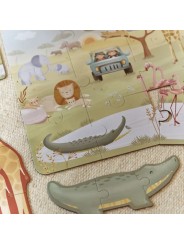 6 Puzzles - Safari Friends - Little Dutch