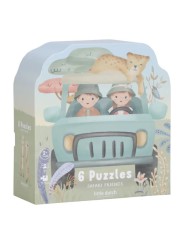 6 Puzzles - Safari Friends - Little Dutch