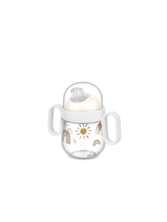 Gobelet à bec anti-fuite Mepal Mio 200 ml - Sunshine & Rainbow - Little Dutch