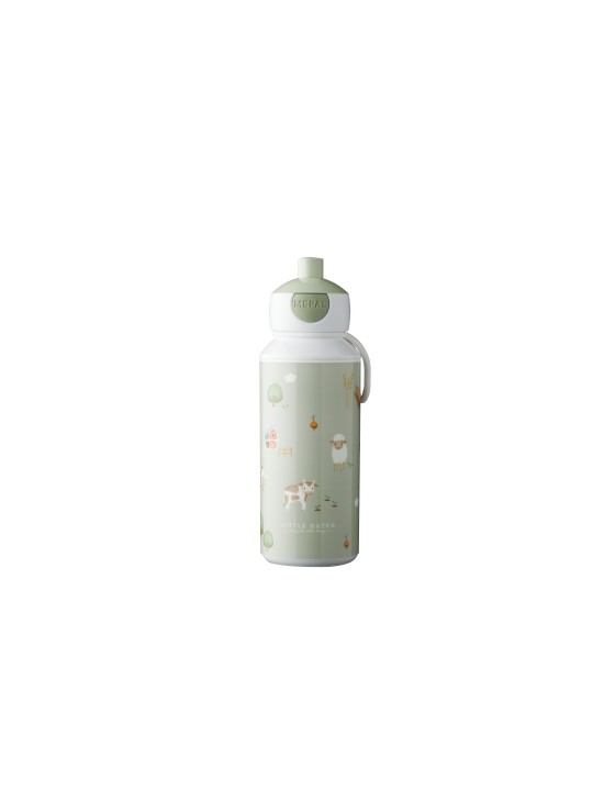 Gourde Campus Pop-up 400 ml - Little Farm - Little Dutch