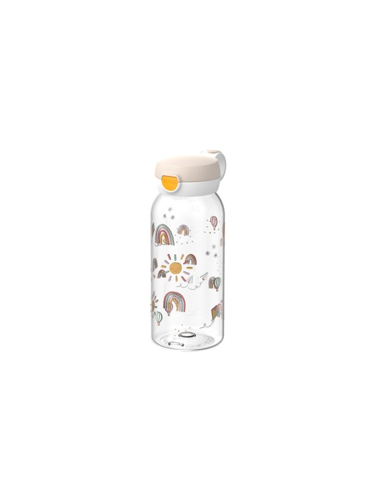 Gourde avec bouchon à clapet 600 ml - Rainbow - Little Dutch