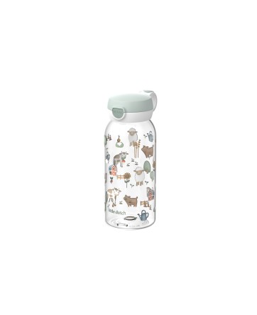 Gourde avec bouchon à clapet 600 ml - Little Farm - Little Dutch