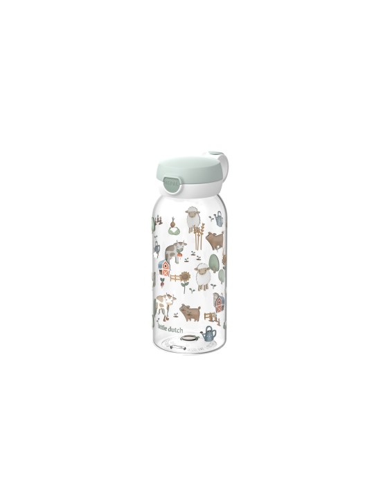 Gourde avec bouchon à clapet 600 ml - Little Farm - Little Dutch