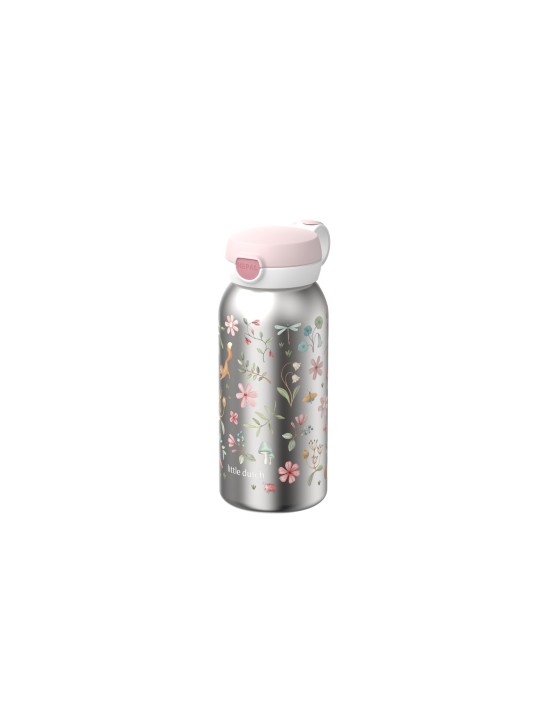 Gourde en acier inoxydable avec bouchon à clapet 600 ml Little Dutch - Fairy Wonders - Little Dutch