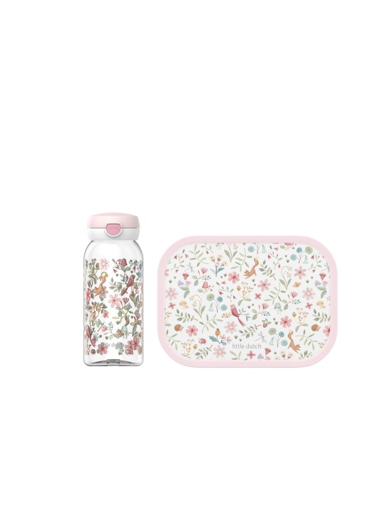 Ensemble déjeuner campus (gourde avec bouchon à clapet + boîte à lunch)  - Fairy Wonders - Little Dutch