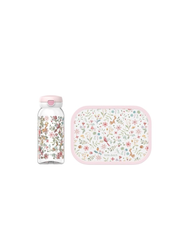 Ensemble déjeuner campus (gourde avec bouchon à clapet + boîte à lunch)  - Fairy Wonders - Little Dutch