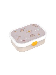 Boîte à bento Campus avec fourchette - Rainbow - Little Dutch