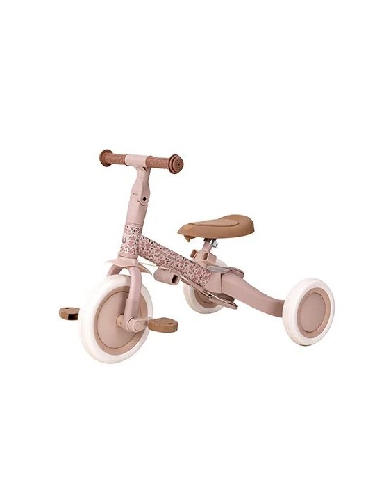 Tricycle 4 en 1 rose - Little Dutch