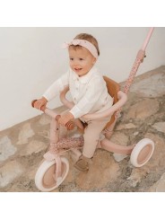 Tricycle 4 en 1 rose - Little Dutch