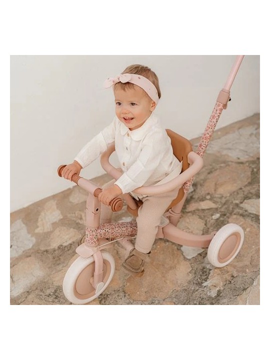 Tricycle 4 en 1 rose - Little Dutch