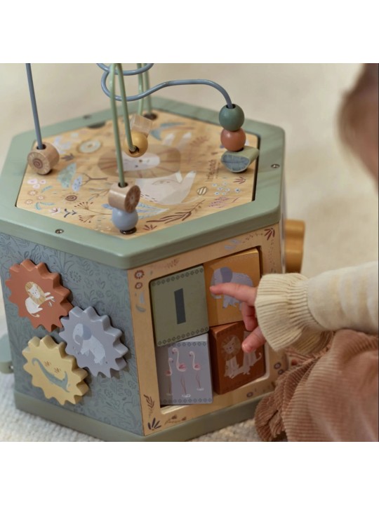Blocs de construction en bois - Vert - Little Dutch