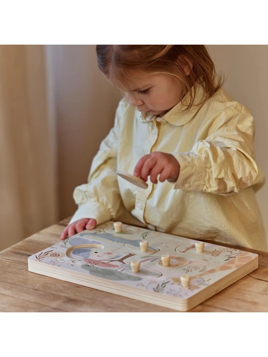 Puzzle sonore - Vert- Little Dutch