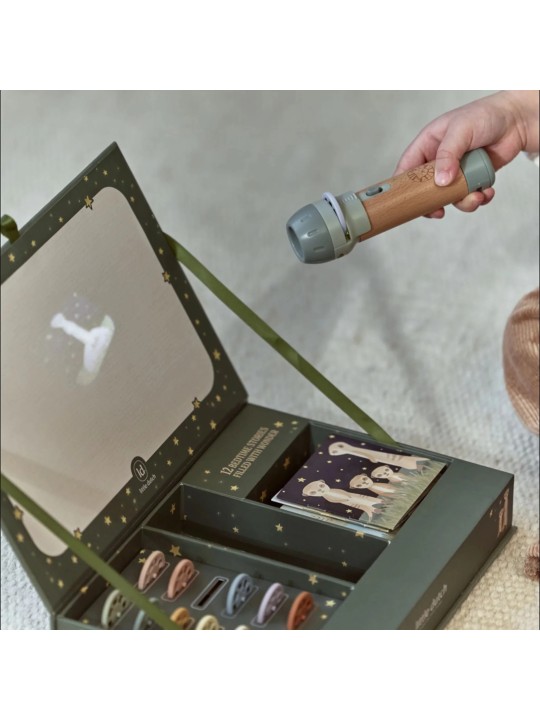 Projecteur d'histoire Lampe torche - Vert - Little Dutch