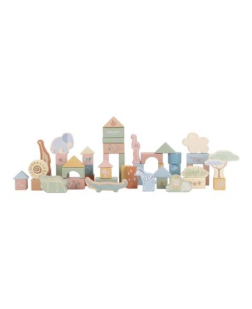 Blocs de construction en bois - Vert - Little Dutch