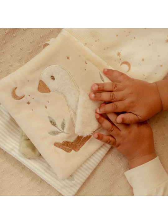 Livre d'activités en tissu - Beige - Little Dutch
