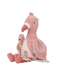 Peluche d'activité Flamant rose - Rose - Little Dutch