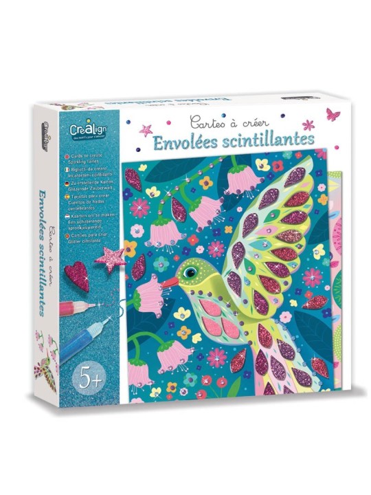 Cartes à créer - Envolées scintillantes - Créa Lign'