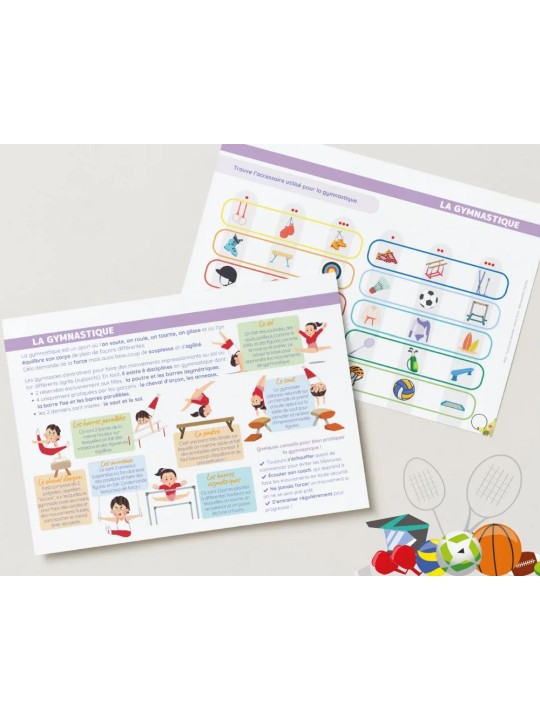 Livret Etoilium - Les sports - 30 Fiches