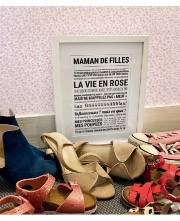 Affiche "Maman de filles" - Tout est dit