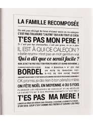 Affiche "La famille recomposée" - Tout est dit