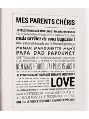 Affiche "Mes parents chéris" - Tout est dit
