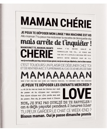 Affiche "Maman chérie" - Tout est dit