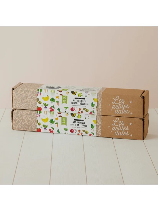 Affiche à dater "Mes premiers fruits et légumes" - Les petites dates