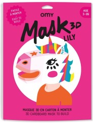 Masque 3D licorne - OMY