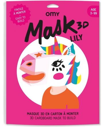 Masque 3D licorne - OMY
