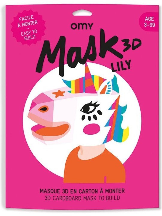 Masque 3D licorne - OMY