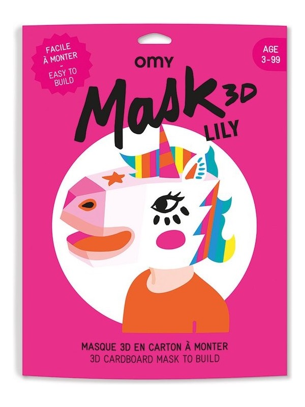 Masque 3D licorne - OMY