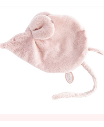 Doudou Souris rose MAUDE 24CM - Dimpel