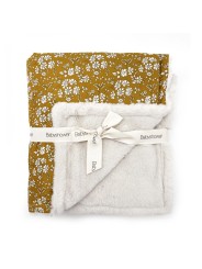 Grande couverture polaire moutarde 100x75cm - Babyshower