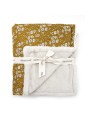 Grande couverture polaire moutarde 100x75cm - Babyshower