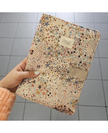 Protège carnet de santé étoiles - Babyshower