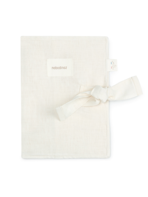 Protège carnet de santé blanc cassé - Nobodinoz