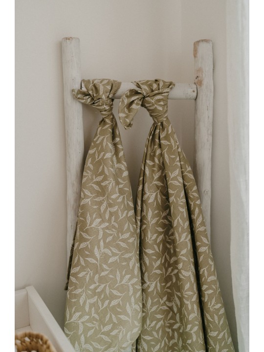 Duo de tétra 70x70cm Leaves - Zakuw