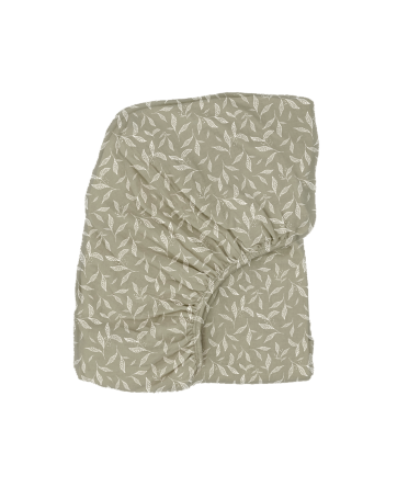 Drap housse 60x120cm Leaves - Zakuw