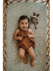 Drap housse 60x120cm Leaves - Zakuw