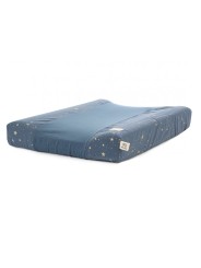 Housse matelas à langer gold stella/blue - Nobodinoz